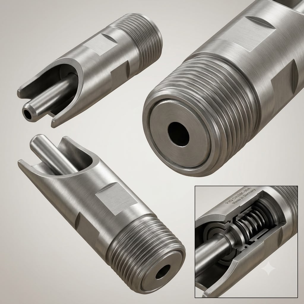 Raccords filetés en acier inoxydable pour canalisation